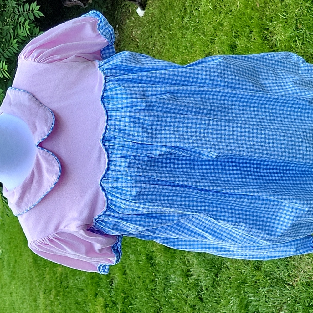 Pleats and Stitches Dress